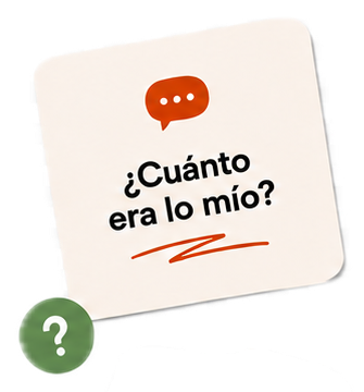 Nota: «¿Cuánto era lo mío?»