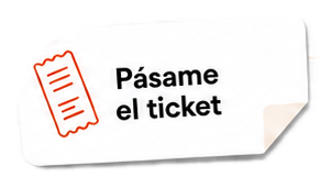 Nota: «Pásame el ticket»